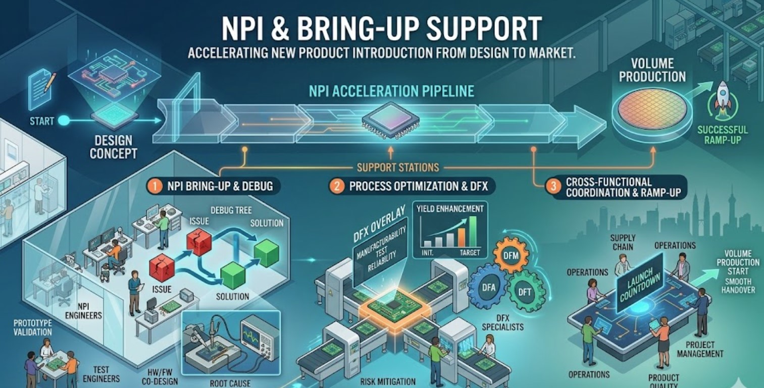 NPI and bring-up support