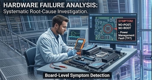 Board-level hardware failure analysis