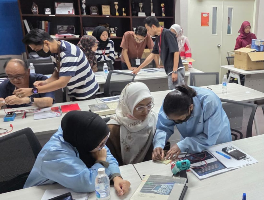 Hands-on training with real instruments